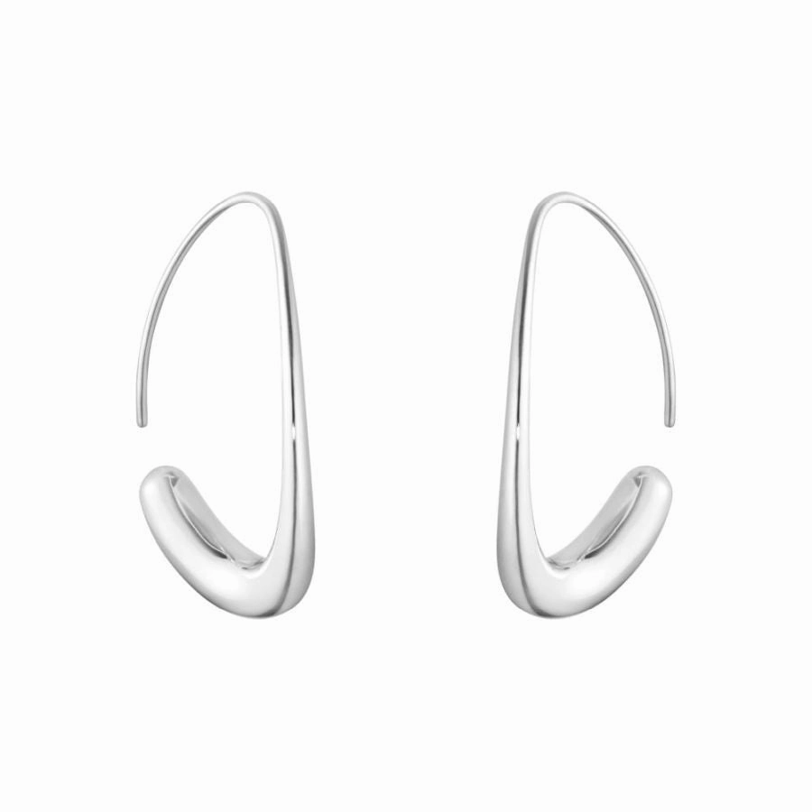 Silver Offspring Earhoops texture-silver-ornament  