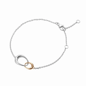 Silver Offspring Interlocking Bracelet texture-silver-ornament  