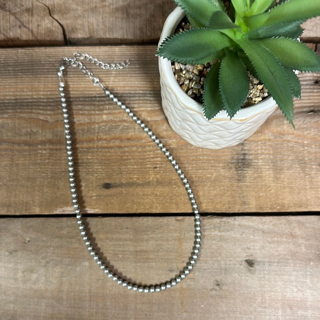 Silver Plated Choker 4mm texture-rose-gold  