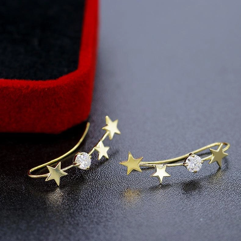 Silver Plated Earrings Fashion Piece