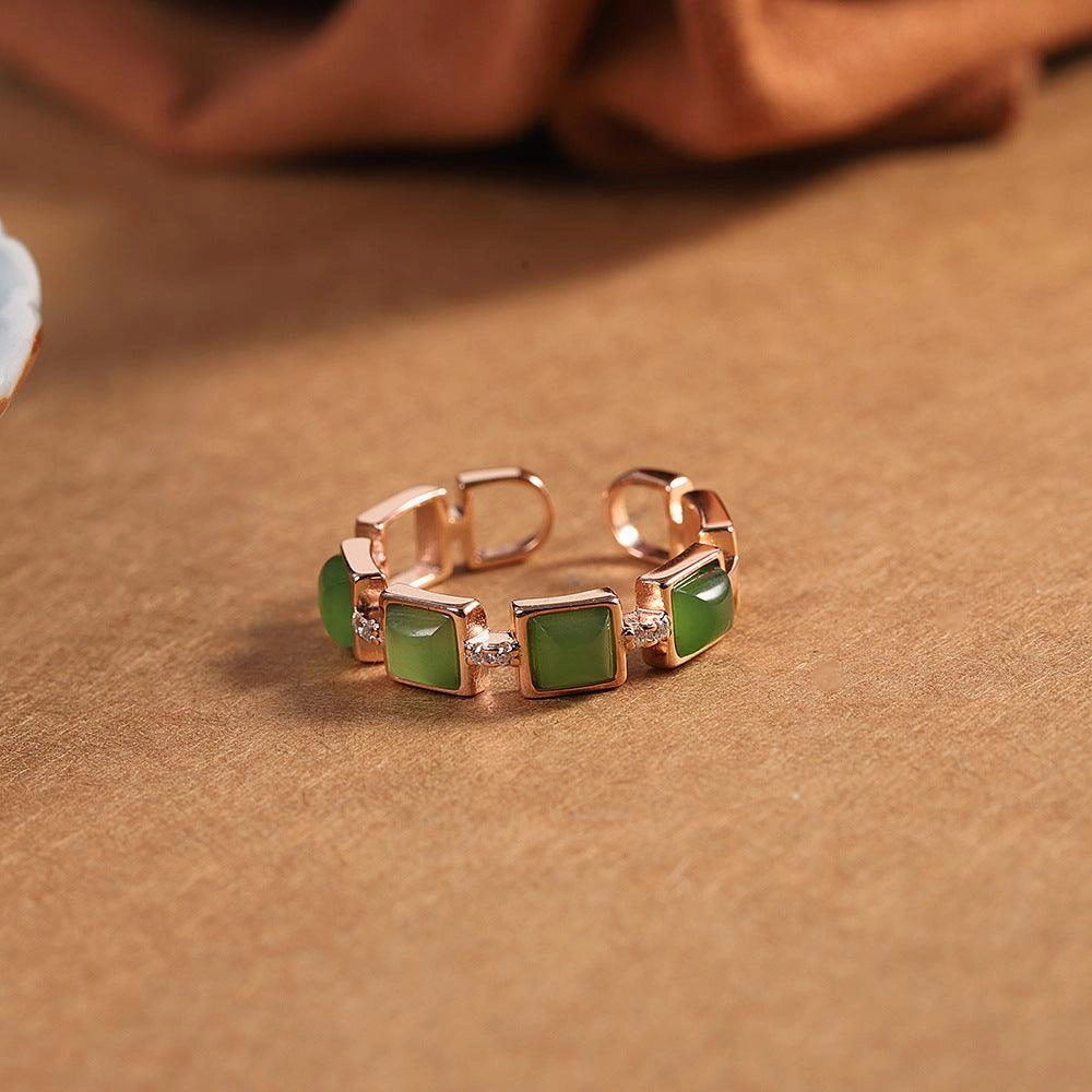 Silver Plated Hand Jewelry Fashion Ladies Wada Ring
