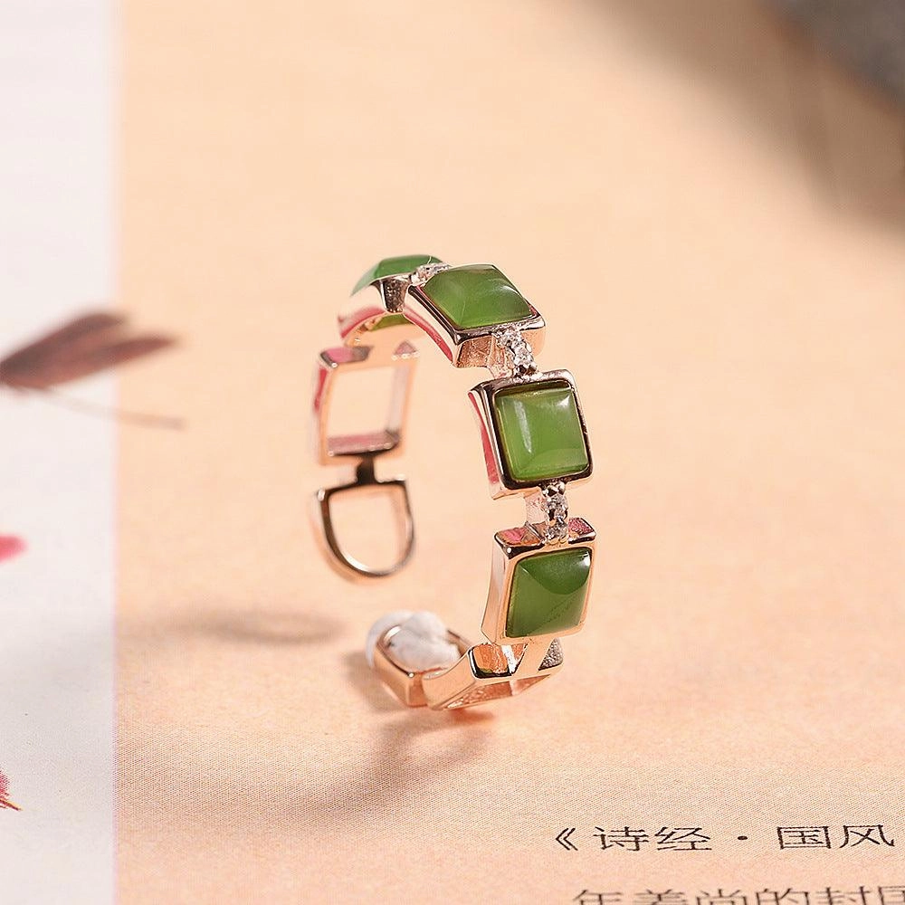 Silver Plated Hand Jewelry Fashion Ladies Wada Ring