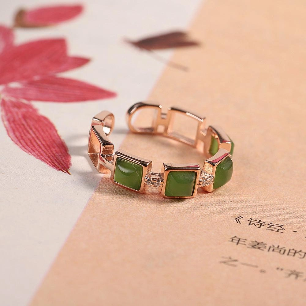 Silver Plated Hand Jewelry Fashion Ladies Wada Ring 