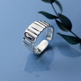 Silver Ring Female Japanese Korean Style Simple 