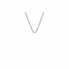 Silver Rose Gold Plated 18' Bead Chain texture-silver-ornament  