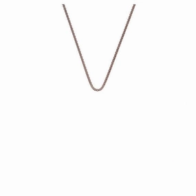 Silver Rose Gold Plated 18' Popcorn Link Chain texture-silver-ornament  