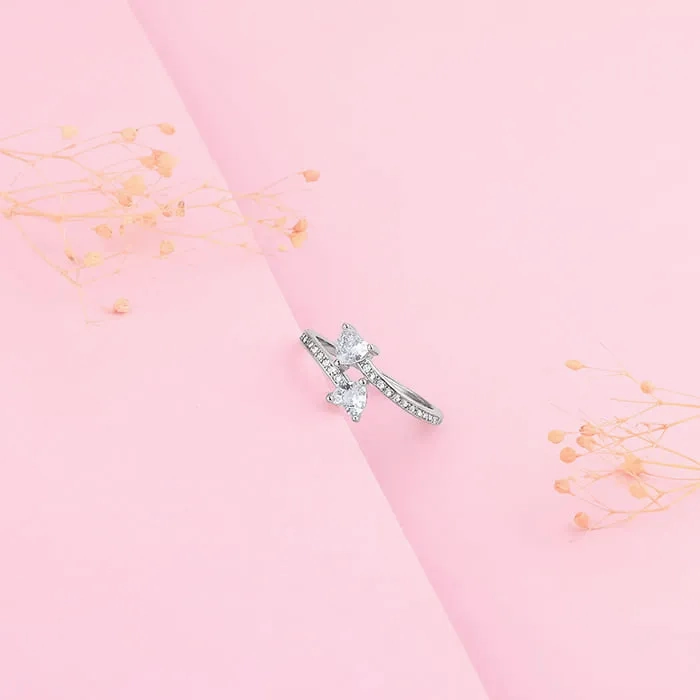 Silver Soulful Love Ring