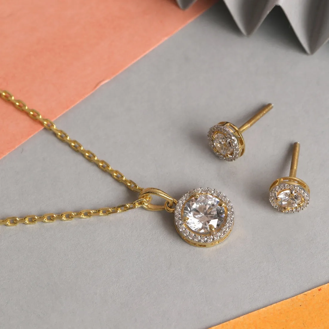 Silver Talia Jewellery Set