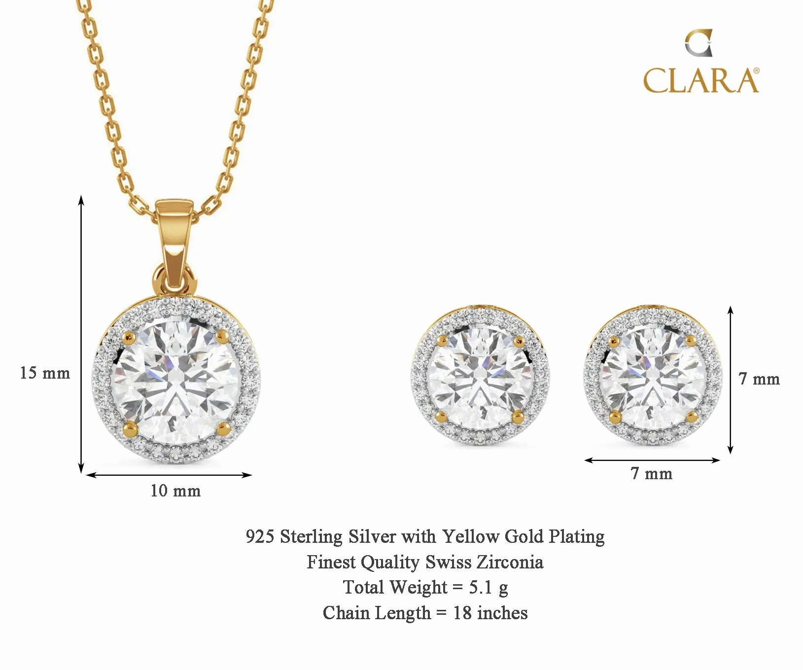 Silver Talia Jewellery Set