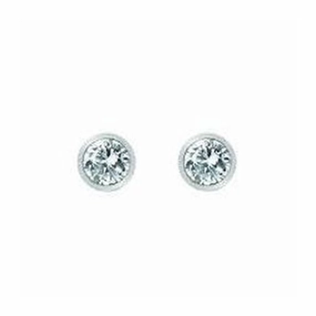 Silver Tender White Topaz Earrings texture-silver-ornament  