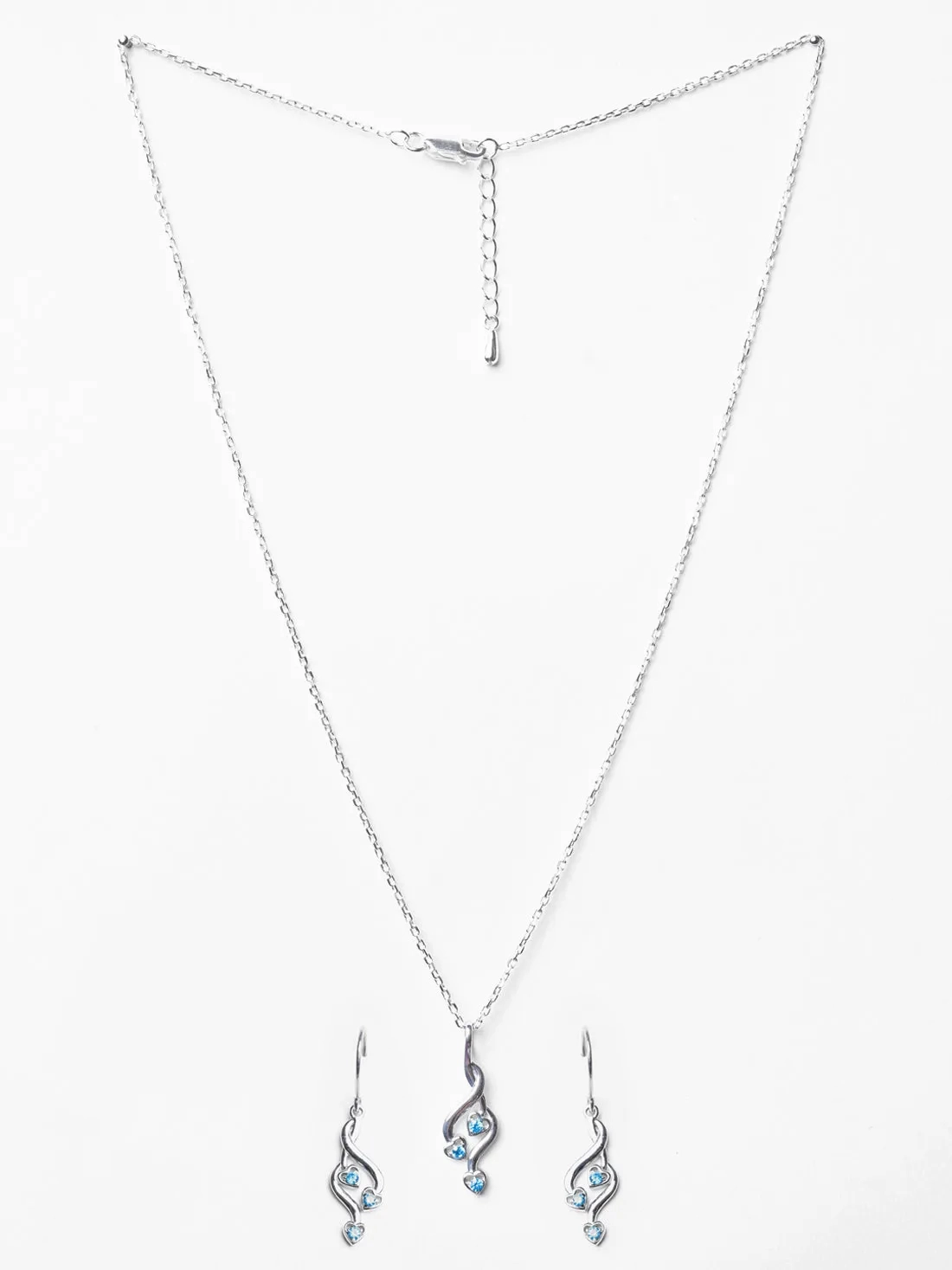 Silver Valentina Jewellery Set
