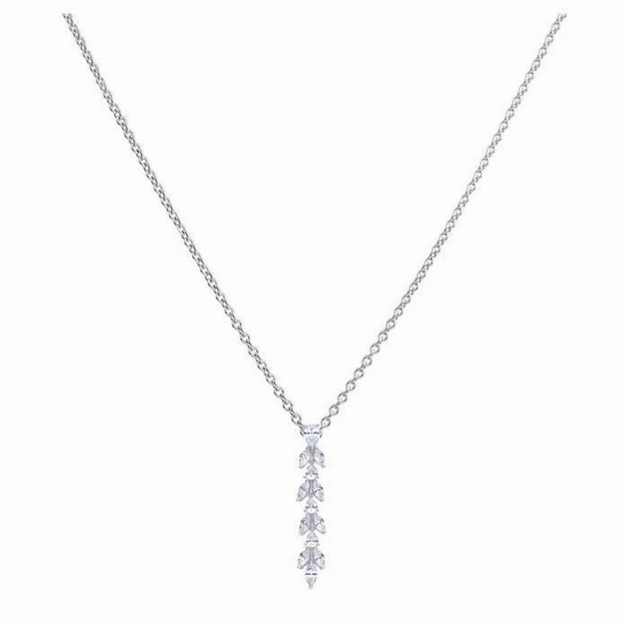 Silver Vine Drop Pendant texture-silver-ornament  