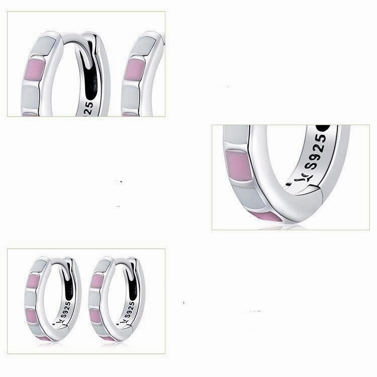 Simple And Stylish Platinum Plated Earrings
