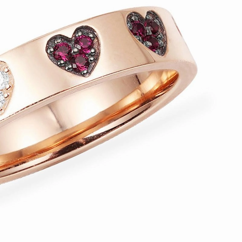 Simple Fashion Niche Design Couple Rings