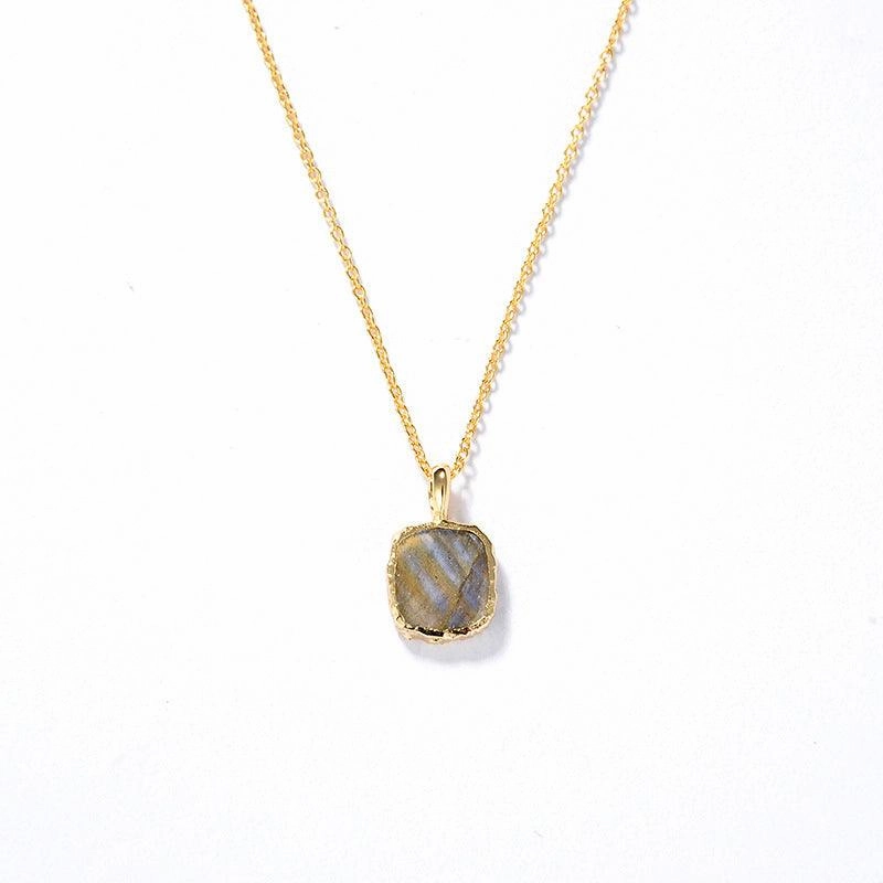 Simple Natural Tianhe Stone Moonlight Necklace