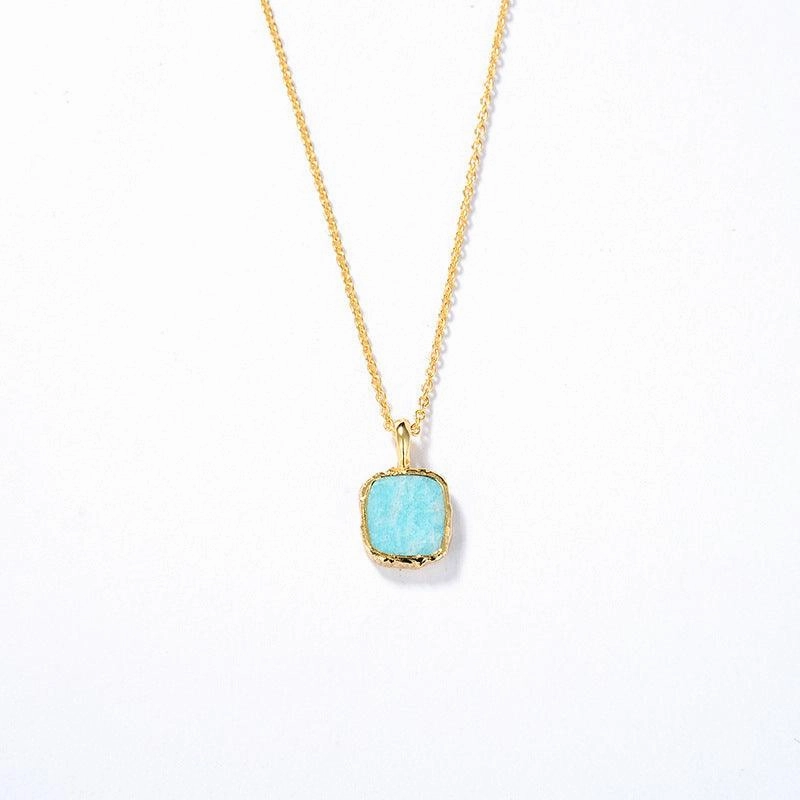Simple Natural Tianhe Stone Moonlight Necklace