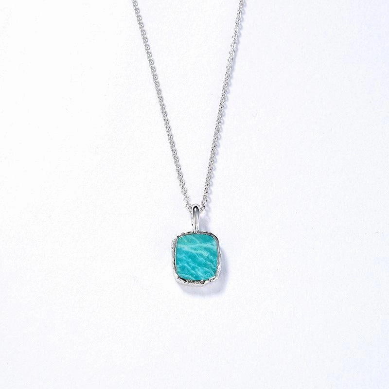 Simple Natural Tianhe Stone Moonlight Necklace