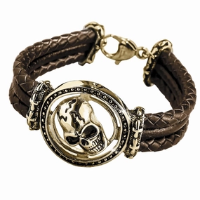 Skull Arena Gold Bracelet 