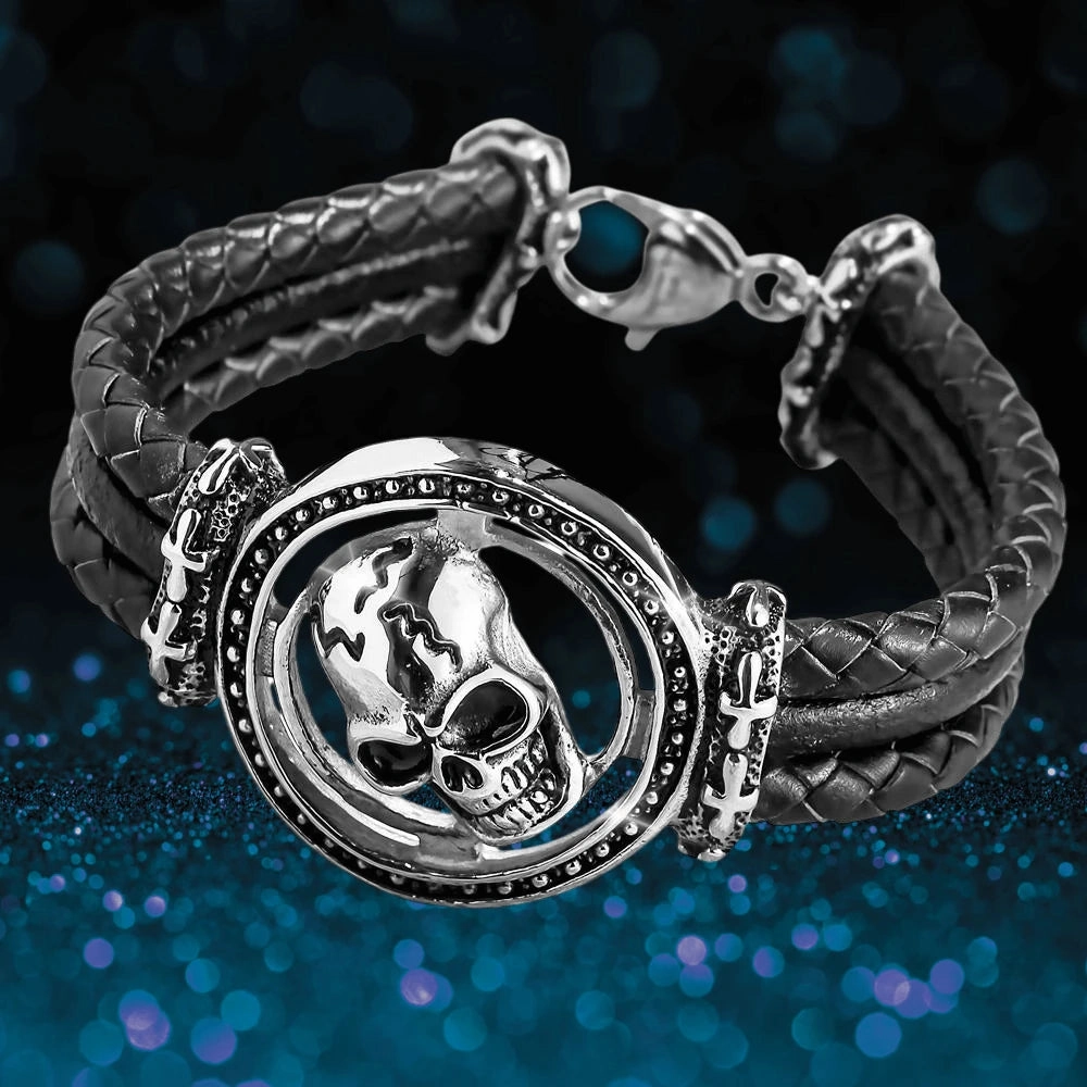 Skull Arena Steel Bracelet