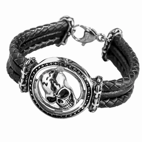 Skull Arena Steel Bracelet 