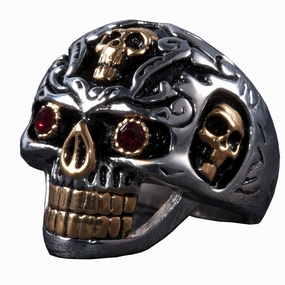 Skull In Skull Ring 