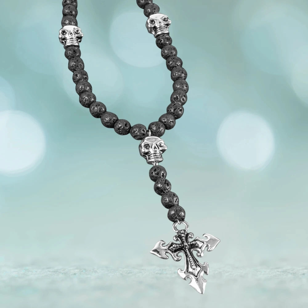 Skull Lava Rosary