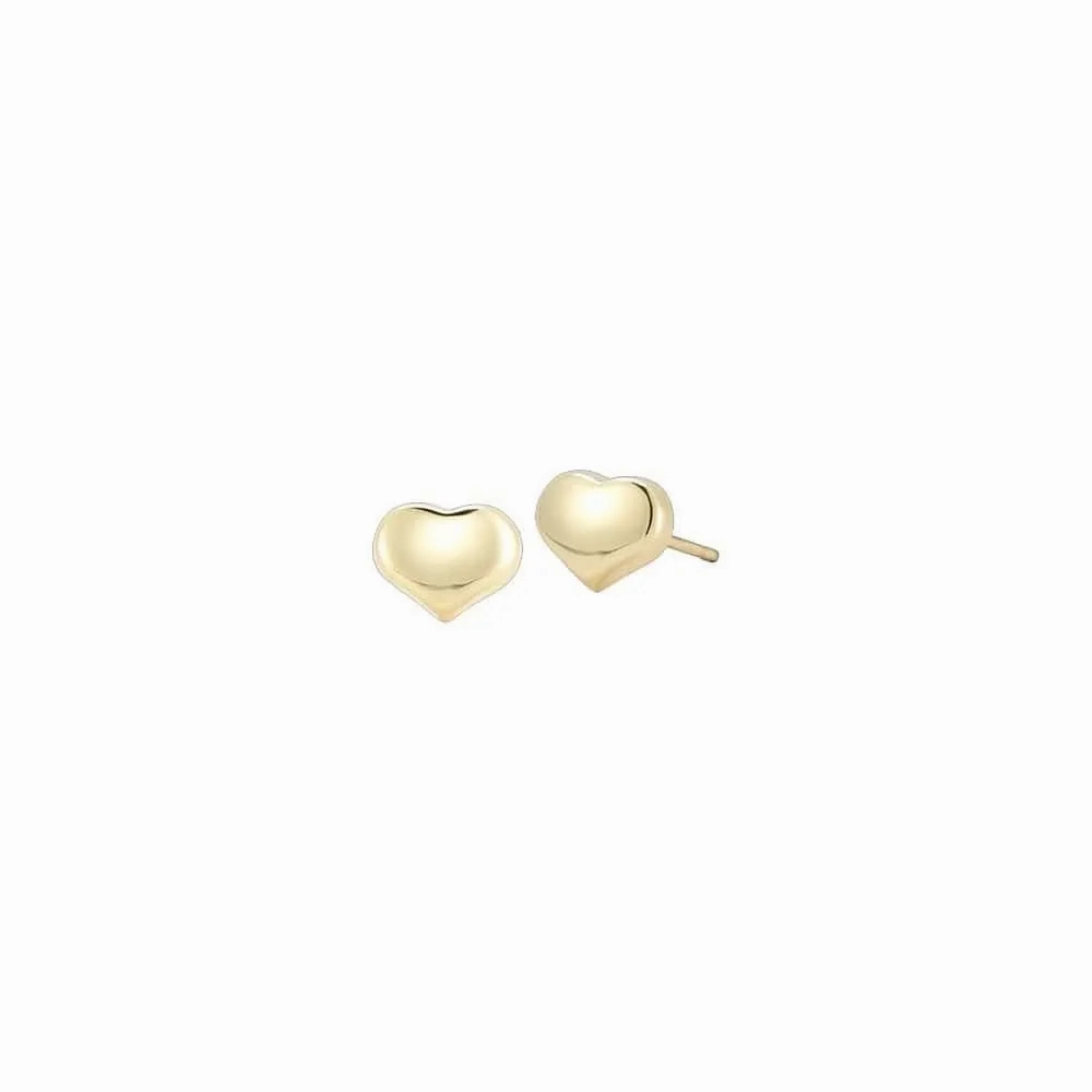 Small Heart Stud Earrings