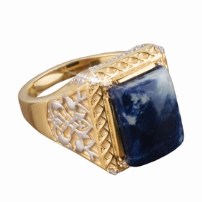 Sodalite Men's Ring 