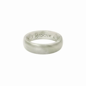 Solid Pearl Groove Ring texture-rose-gold  