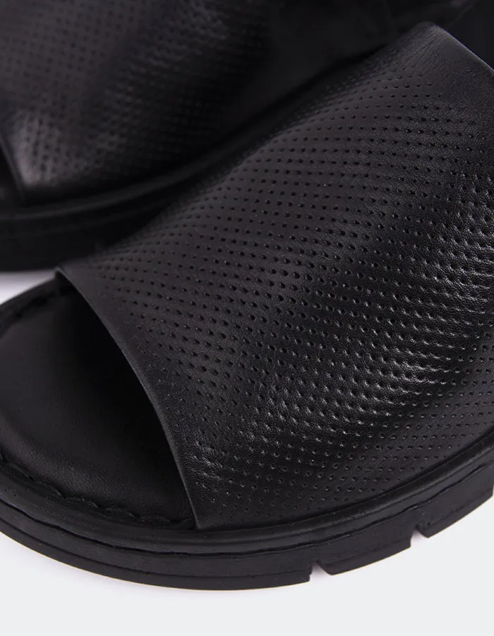 Solihull Leder in Schwarz