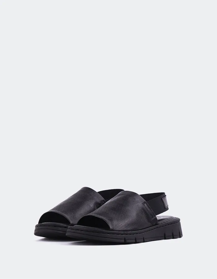 Solihull Leder in Schwarz