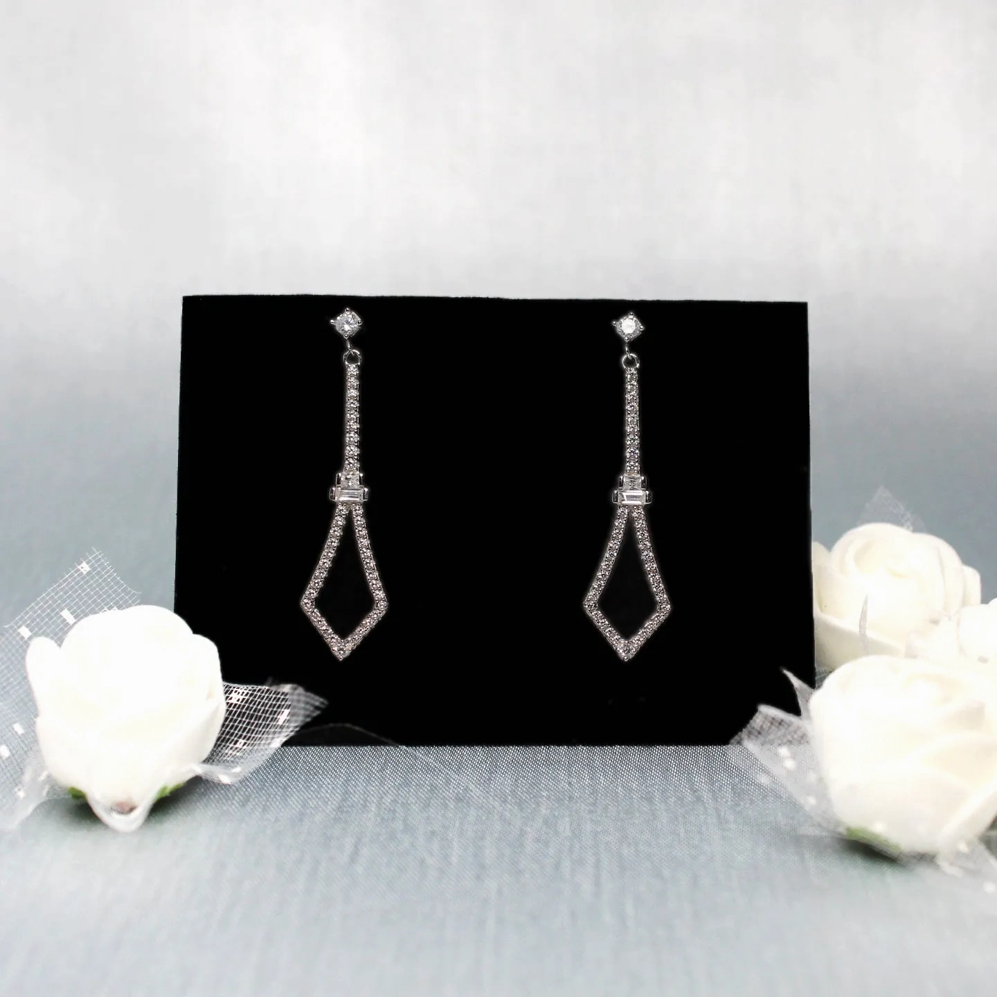 Spear Silver Earrings