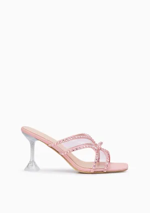 Spencer Absatz Sandalen Pink