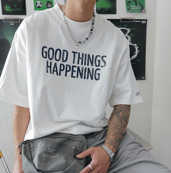 Splicing Beaded Necklace Hip Hop