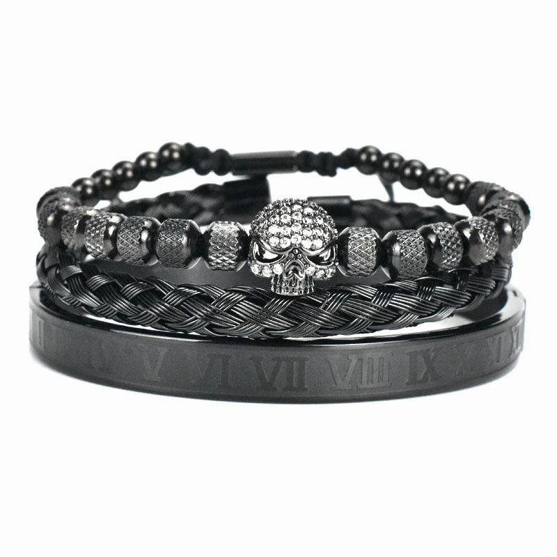 Stainless Steel Mesh Bracelet Suit Men