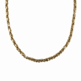 Stanford Men's Gold Necklace 
