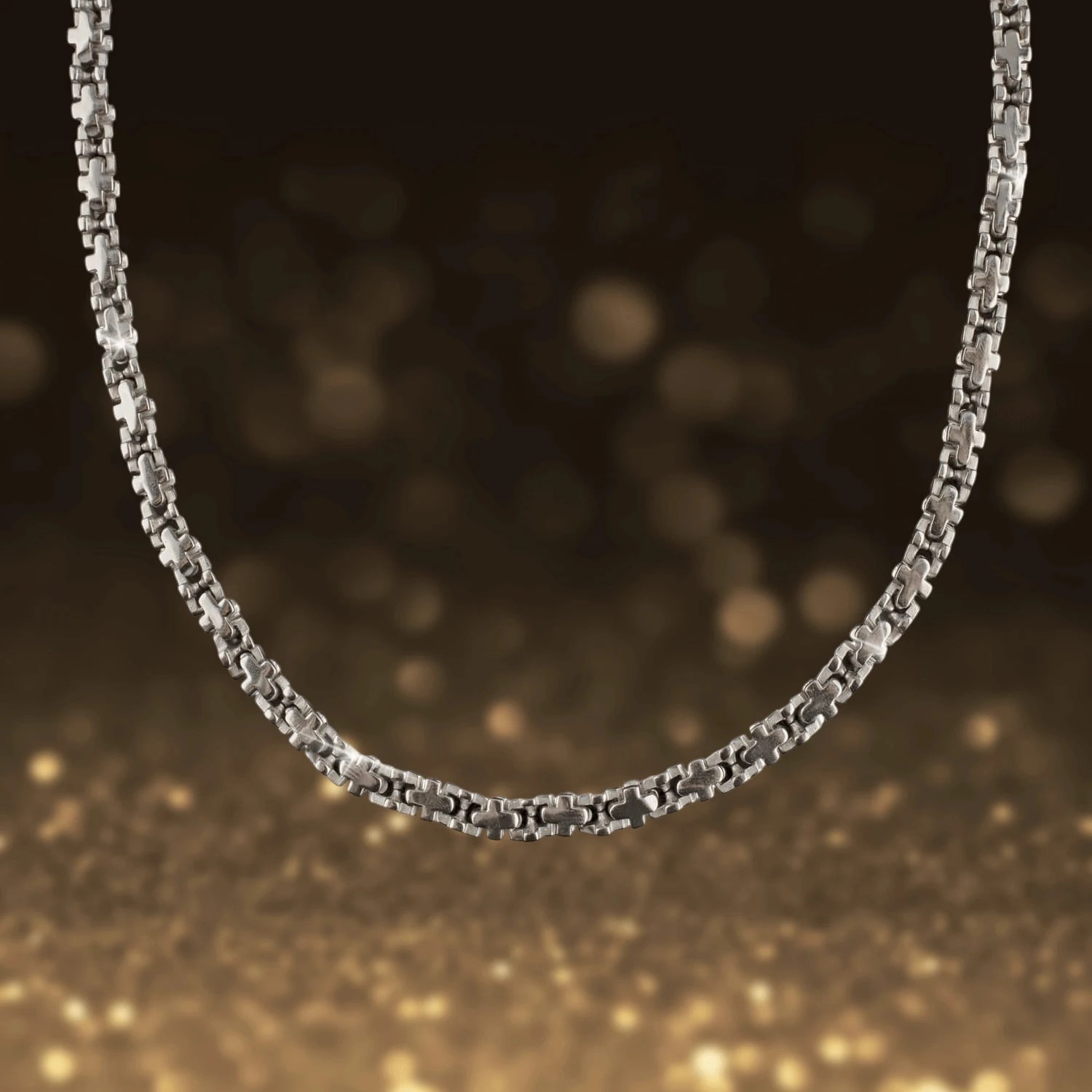 Stanford Men's Steel Necklace
