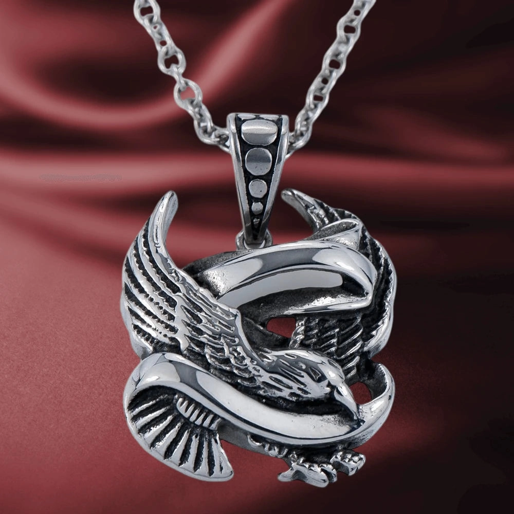 Steel Eagle Pendant