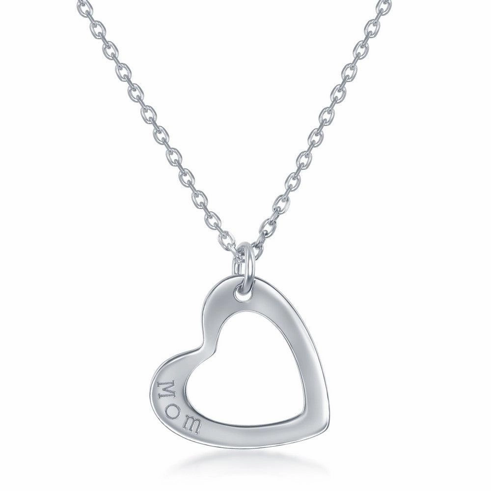 Sterling Silver 3PC Generation-Hearts Necklace Set - 18 2 Inch Grandma 16 2 Inch Mom; 14 2 Daughter