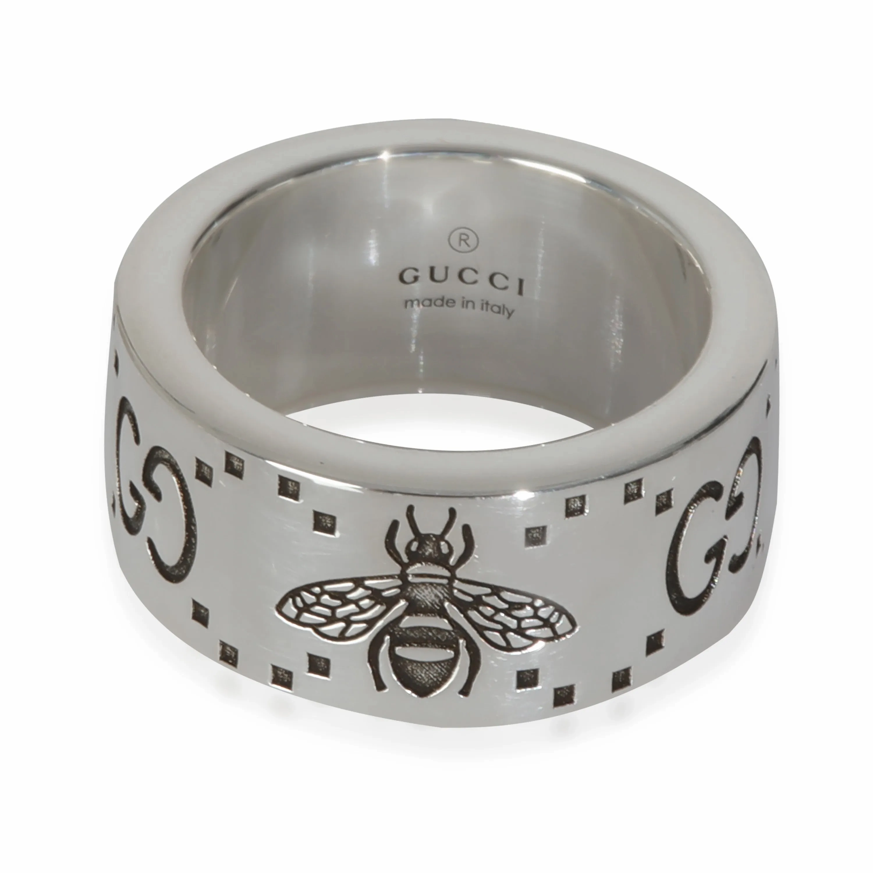 Sterling Silver  GG &amp; Bee Ring