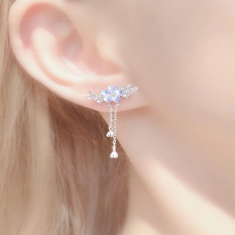 Sterling Silver Light Luxury And Small Design High Grade Earrings