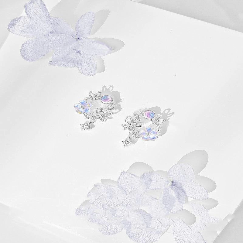 Sterling Silver Light Luxury And Small Design High Grade Earrings