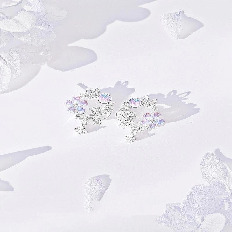 Sterling Silver Light Luxury And Small Design High Grade Earrings