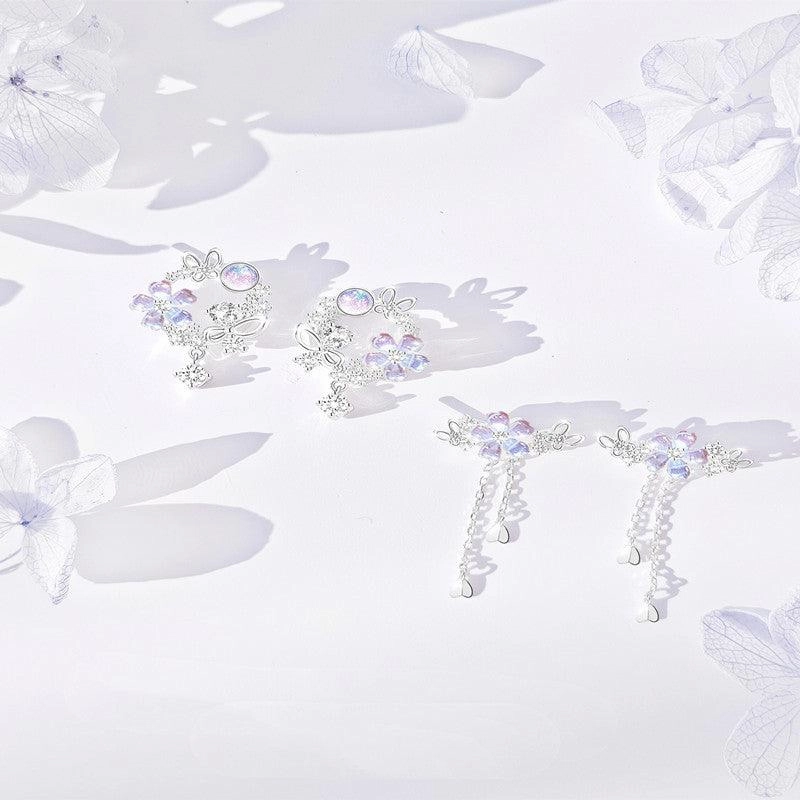 Sterling Silver Light Luxury And Small Design High Grade Earrings