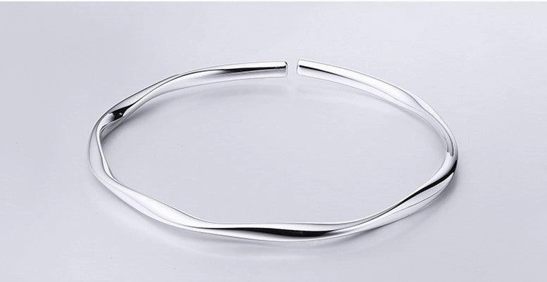 Sterling Silver Mobius Ring Bracelet Fashionable And High Level