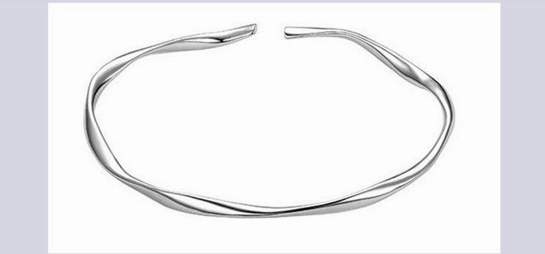 Sterling Silver Mobius Ring Bracelet Fashionable And High Level