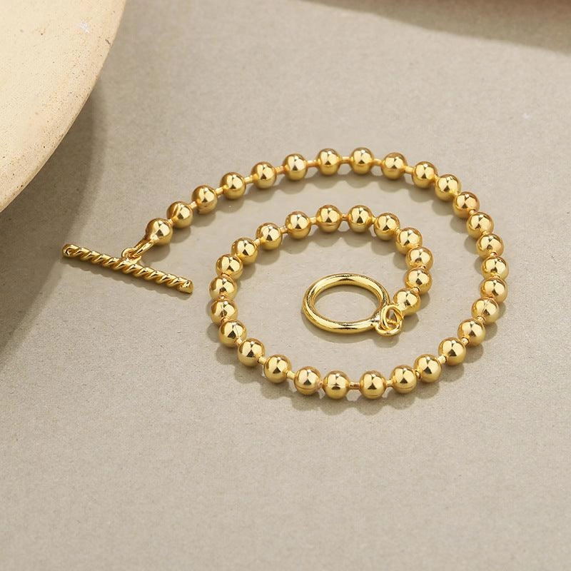 Sterling Silver Simple Retro Niche All-match Bracelet