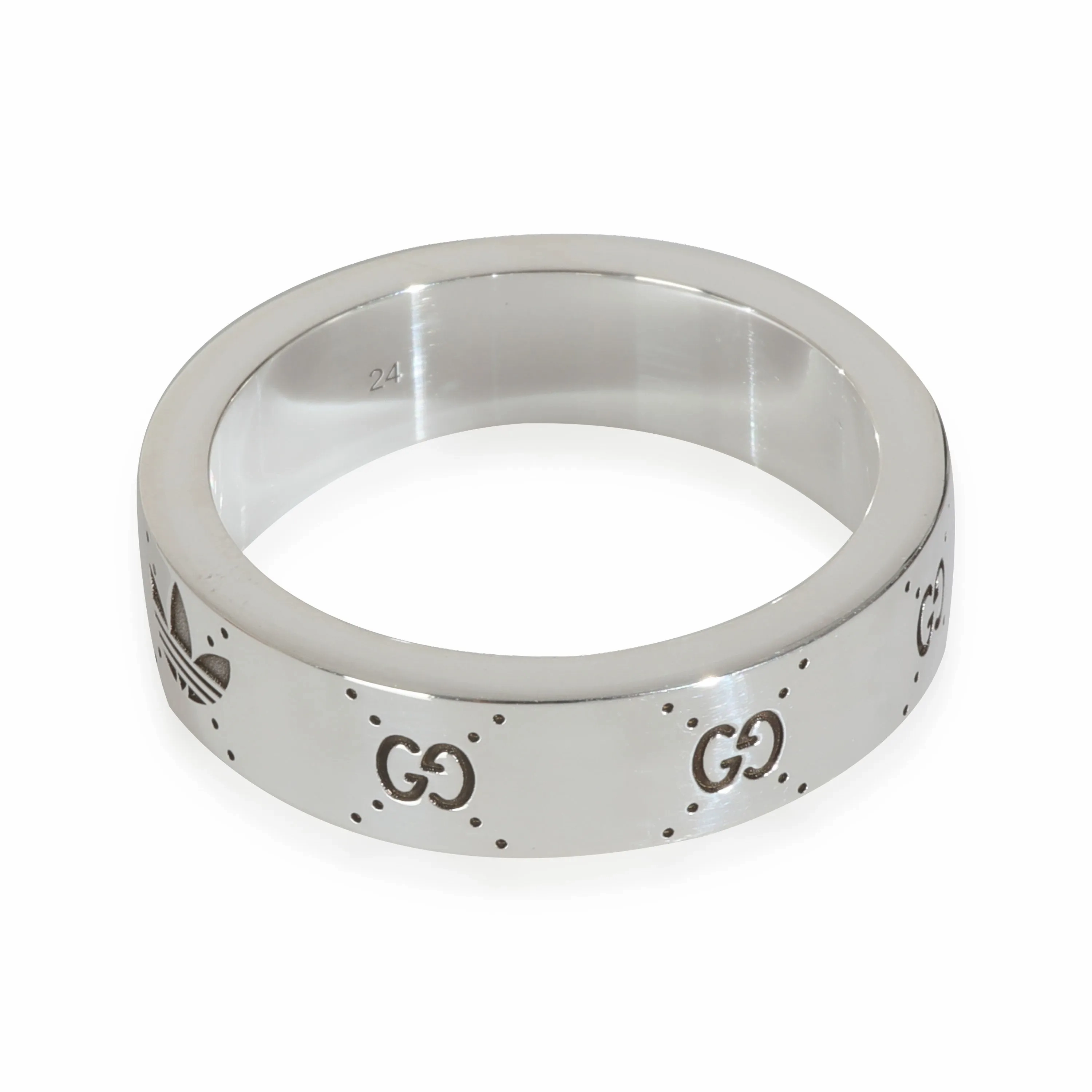 Sterling Silver  x Adidas GG Band Ring