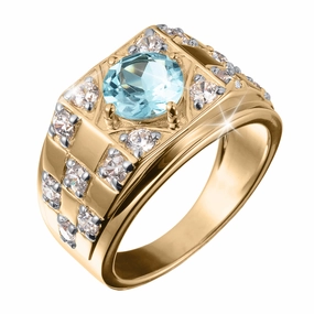 Stormbreaker Topaz Men's Ring 