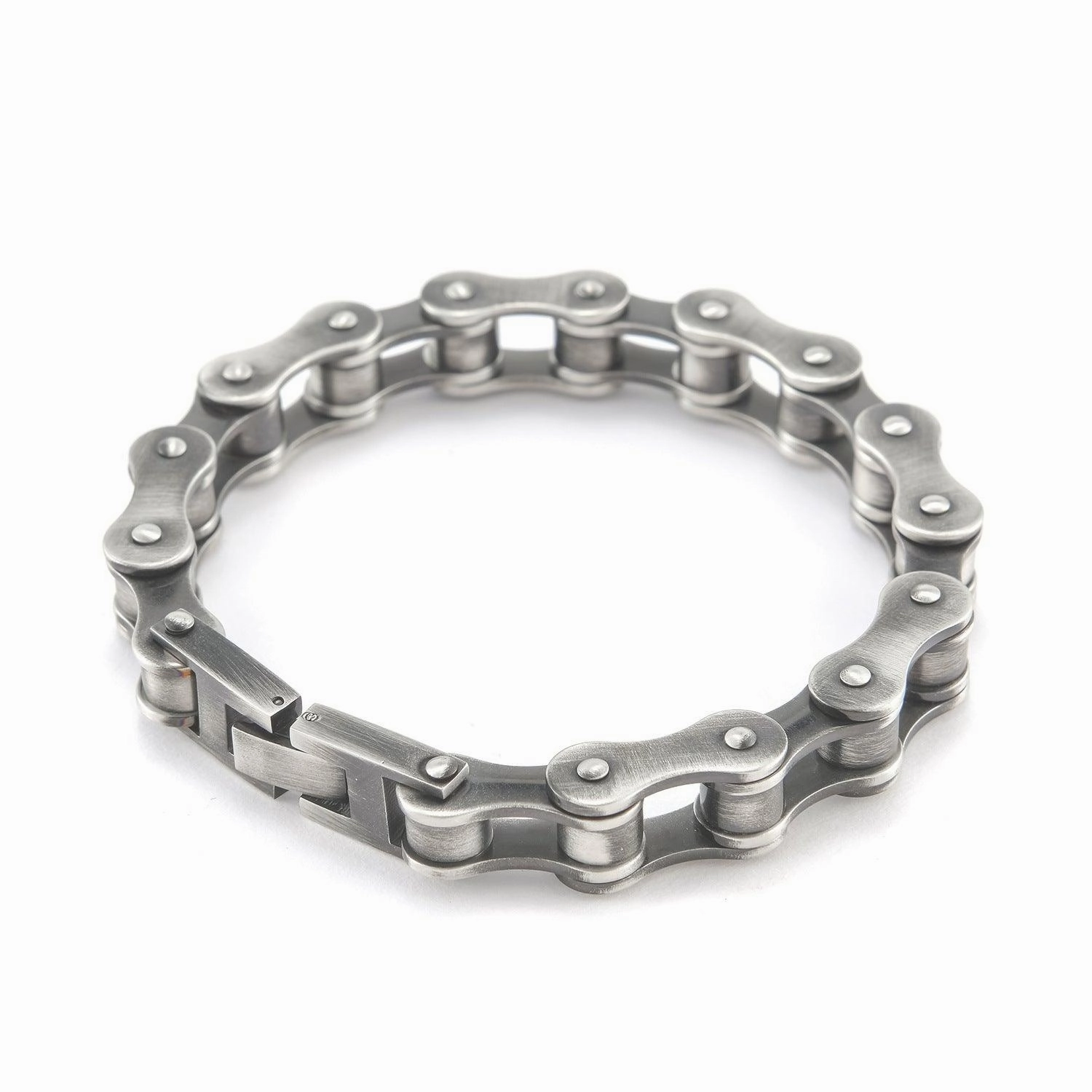 Street Punk Series Vintage Men's Chain Bicycle Bracelet Titanium Steel Bracelet